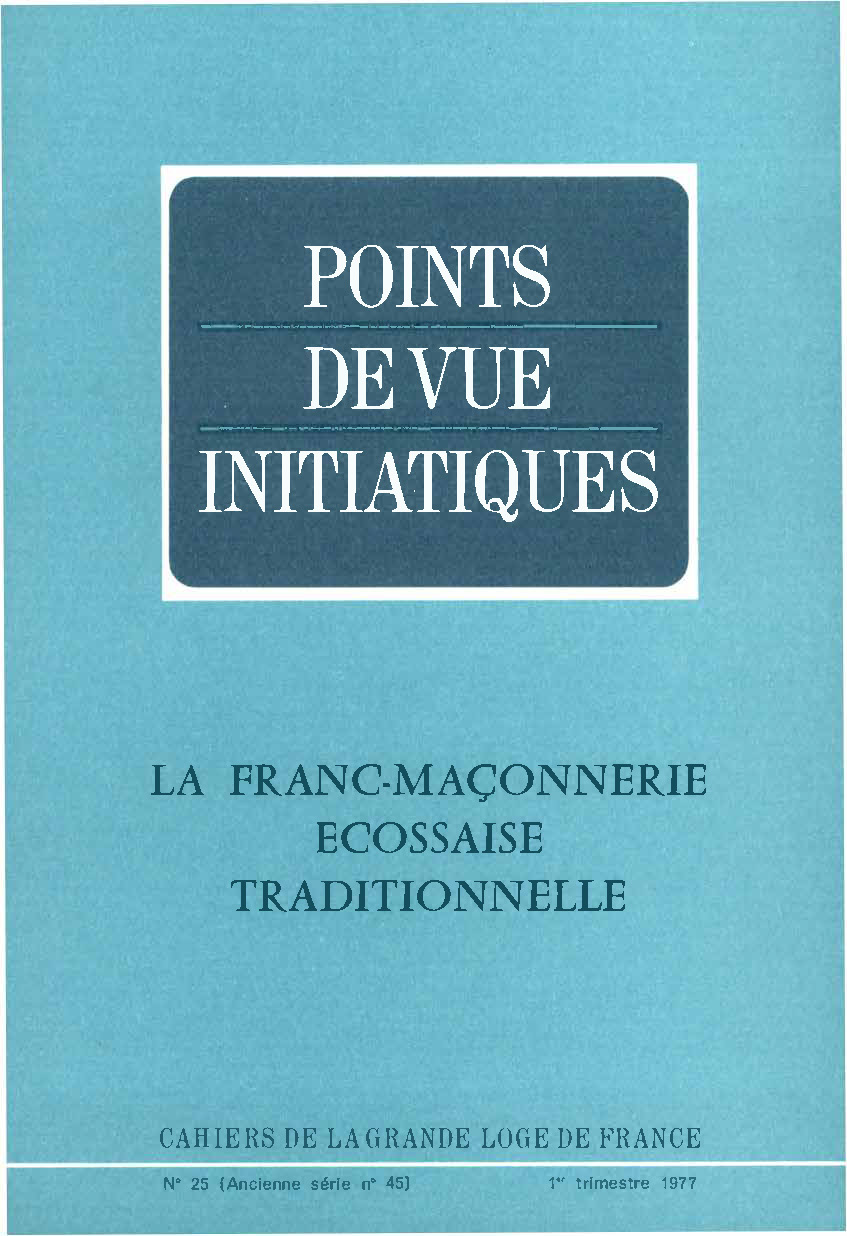 Couverture PVI_n25 b 1977